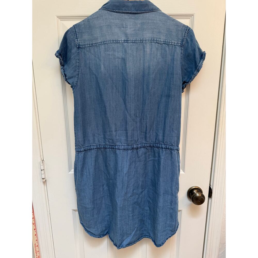 Thread & Supply Tencel Chambray Denim Dress Size Medium - Picture 3 of 7